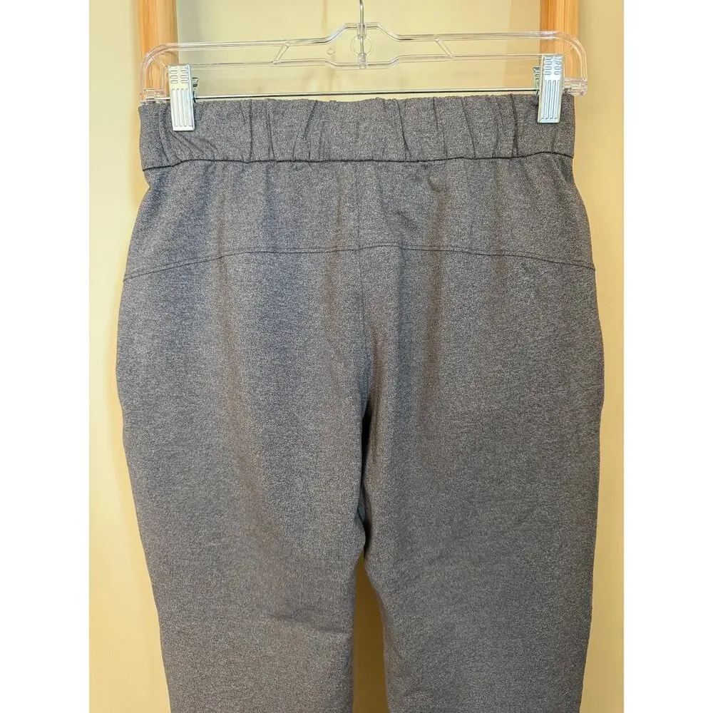 Lululemon Heathered Grey Tapered Pull-On Pants